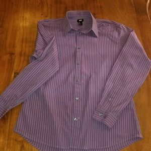 H&M mens long sleeve button down shirt